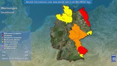 Erhebliche Gl&auml;tte am Dienstag