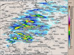 Lokale Unwettergefahr am Freitag