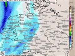 Kaltfront schw&auml;chelt - doch weniger Regen am Donnerstag?