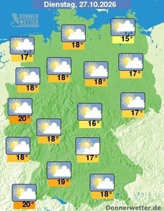Wolkiger Dienstag mit F&ouml;hnchancen im S&uuml;den